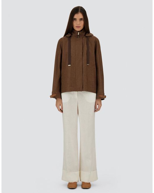 Herno Brown A-Shape Jacket