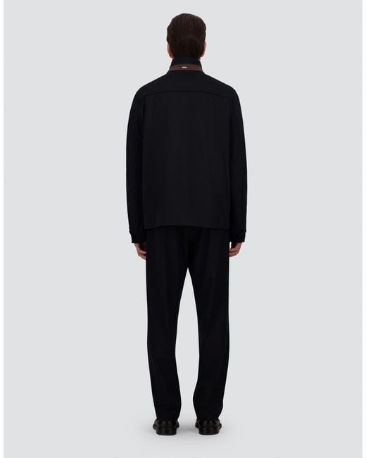 Herno Blue Pure Cashmere Jacket for men
