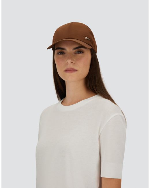 Herno Brown Baseball Cap