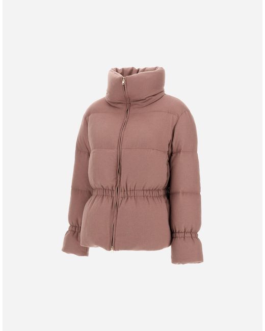 Herno Pink Cashmere And Silk Jacket