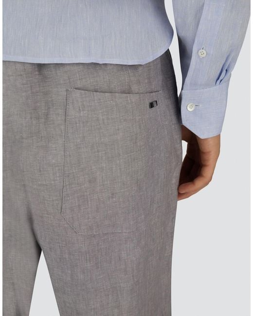 Herno Gray Trousers for men