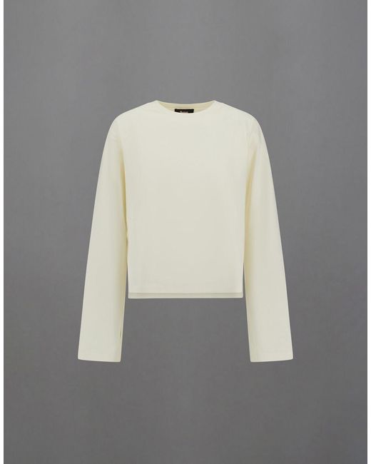 Herno Gray Laminar Mercerized Jersey T-Shirt