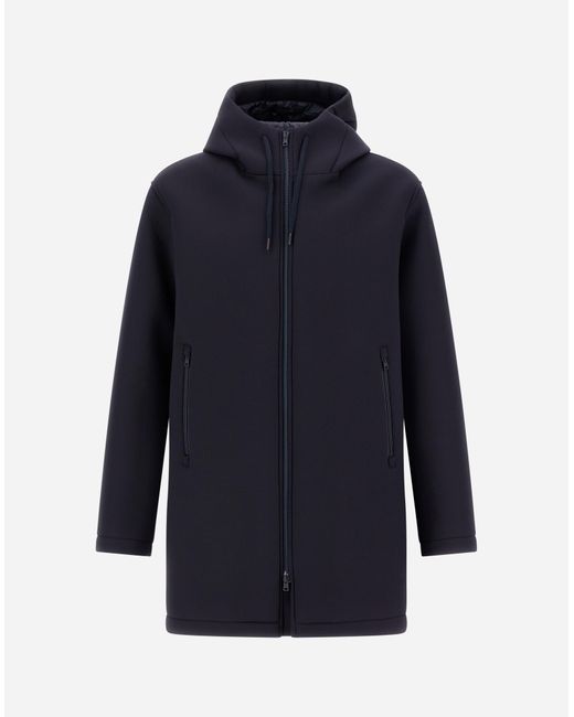 Herno Blue Long Parka for men