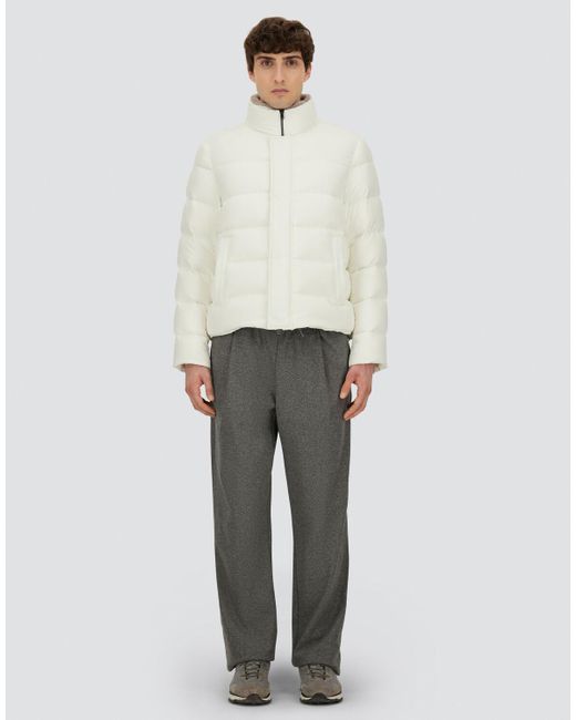 Herno White Bomber Jacket for men