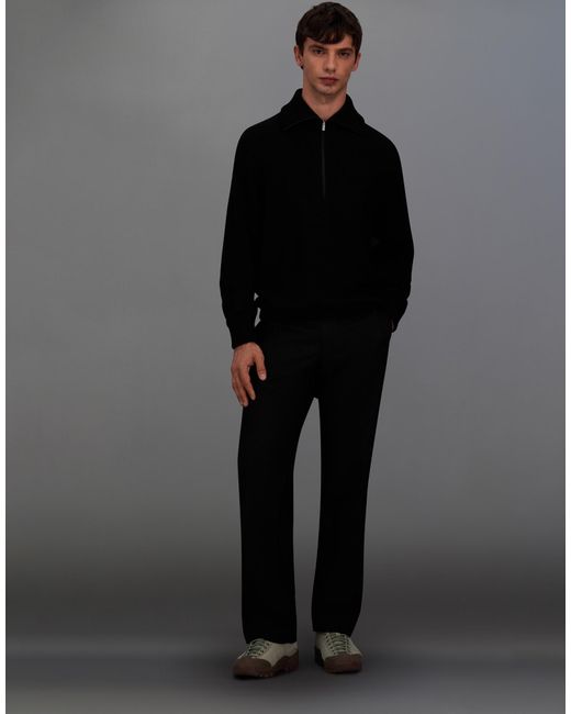 Herno Black Laminar High-Neck Jumper