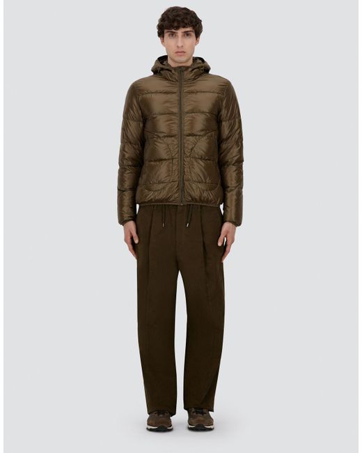 Herno Brown Nylon Ultralight Jacket for men