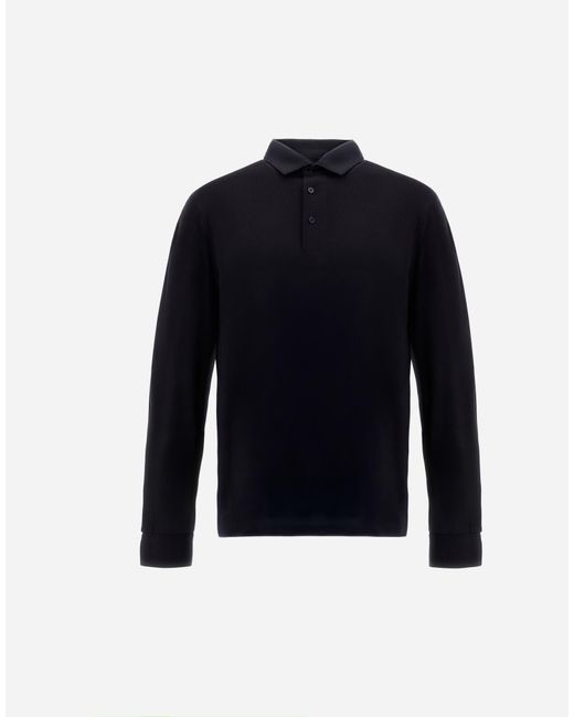 Herno Blue Resort Polo Shirt for men