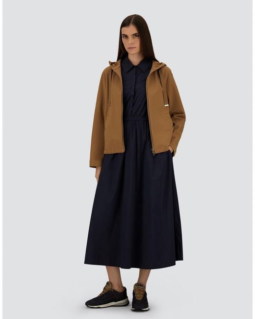 Herno Blue Hooded Jacket