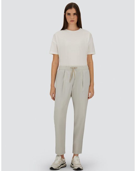 Herno Gray Nylon Maestro Trousers