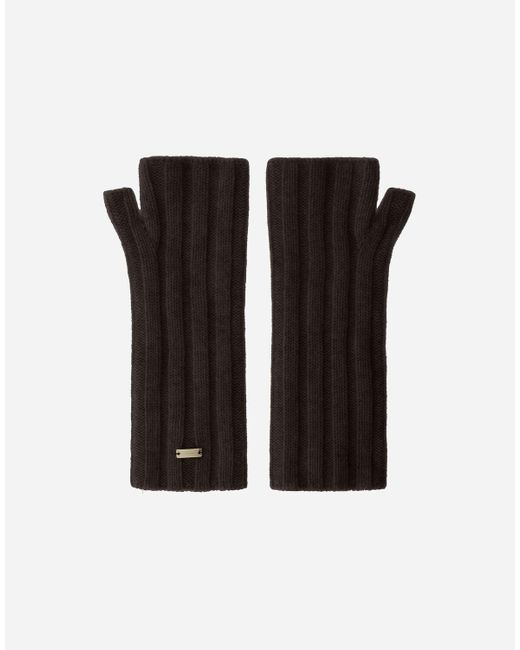 GUANTI IN PURE CASHMERE di Herno in Black