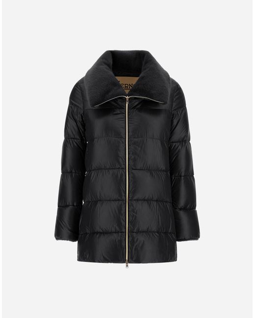 Herno Black A-Shape Jacket