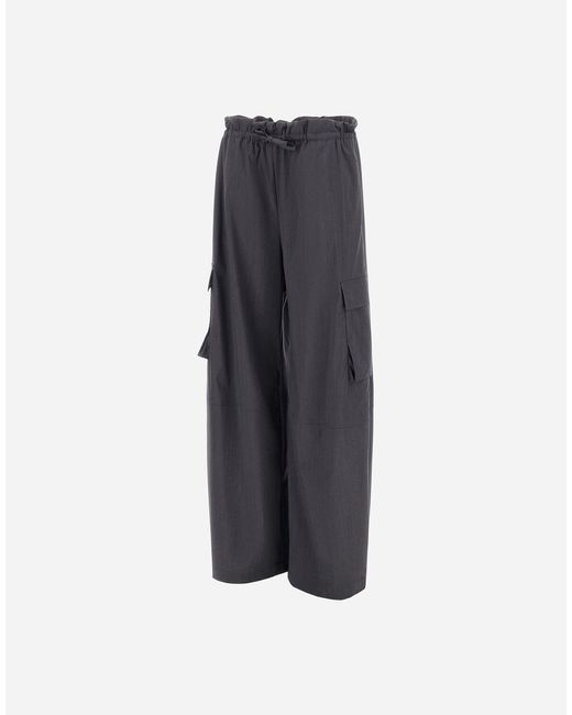 Herno Blue Cargo Trousers