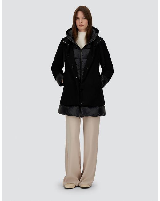 Herno Black A-Shape Jacket