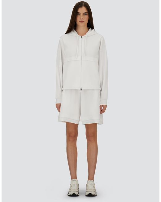 Herno White Sweatshirt