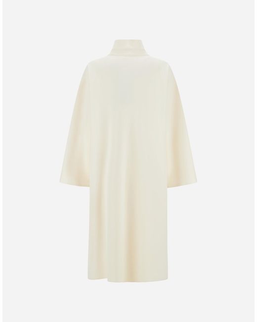 Herno White Long Jacket