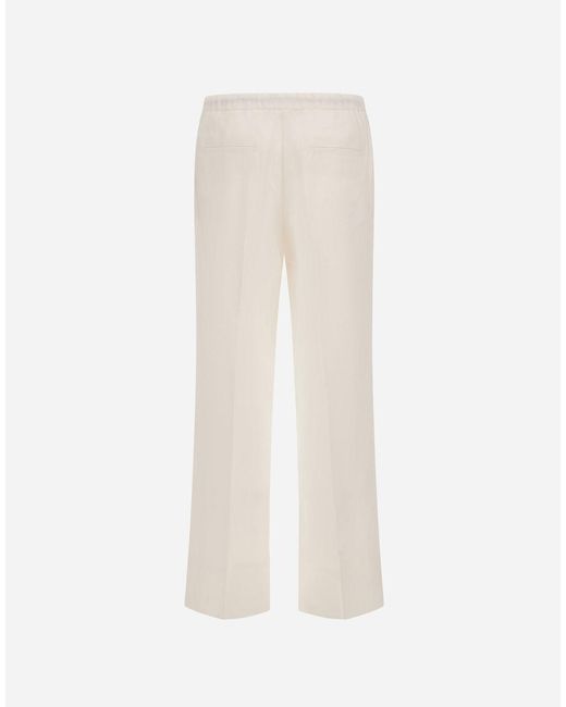 Herno White Trousers
