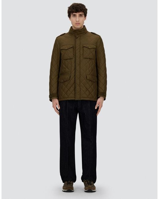 Herno Green Field Jacket for men