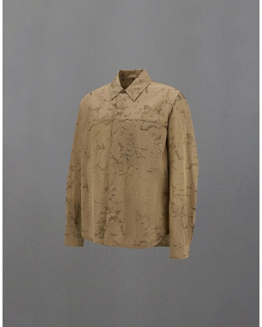 Herno Natural Laminar Shacket