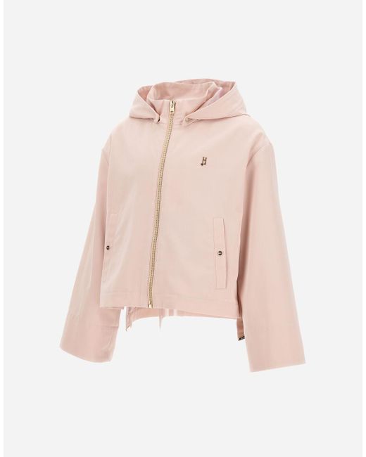 GIACCA IN NEW TECHNO SHANTUNG di Herno in Pink