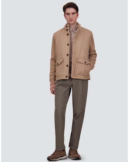 Herno Natural Cashmere And Mohair Cloth Jacket for men