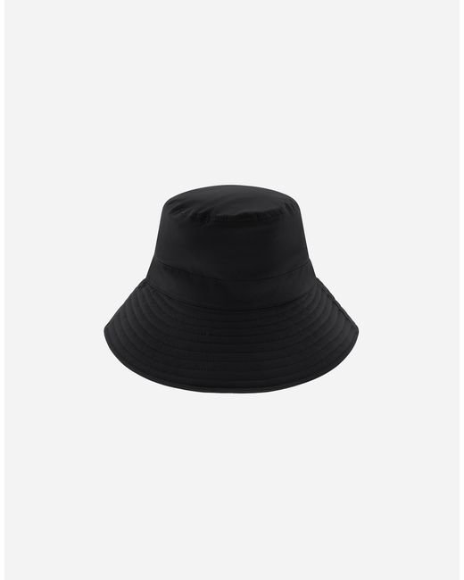 Herno Black Bucket Hat