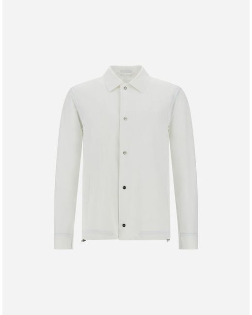 Herno White Essence Shacket for men