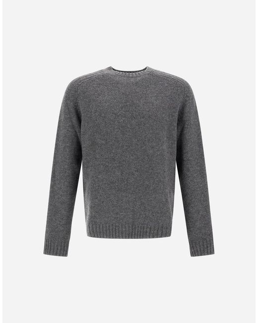 Herno Gray Jersey De 100 % Wool for men