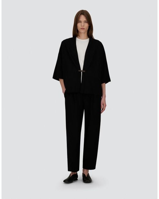 Herno Black Rome Stich Jersey Trousers