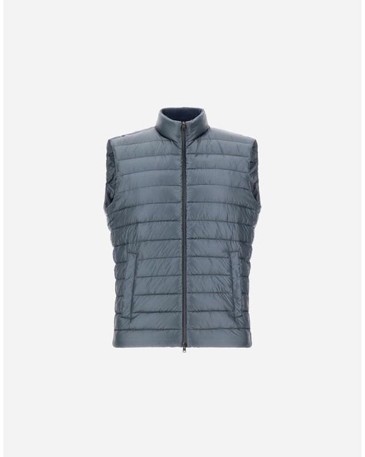 Herno Blue Resort Nylon Ultralight Vest for men