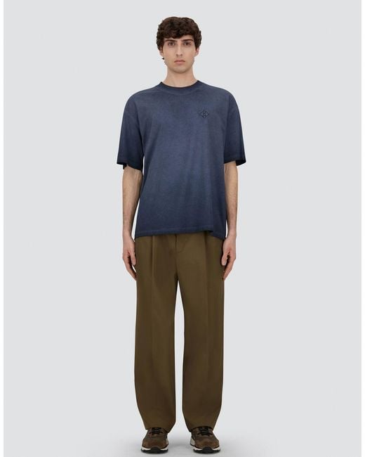 Herno Green Cotton Feel Trousers for men