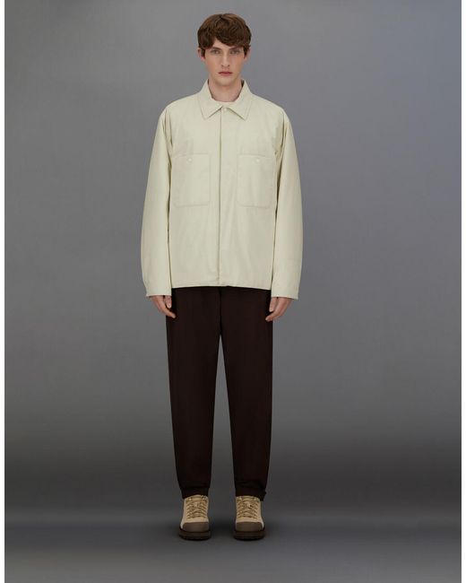 Herno Natural Laminar Shacket