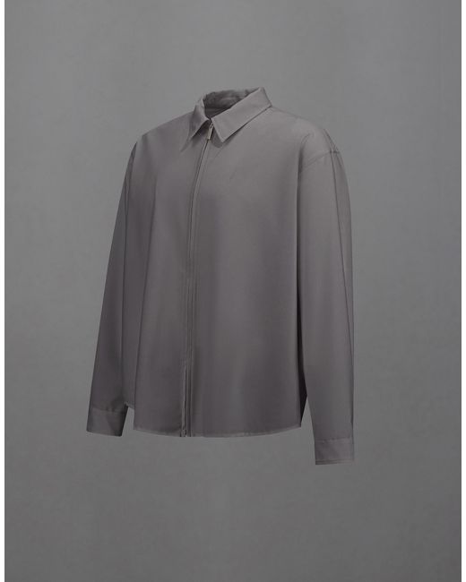 Herno Gray Laminar Shirt