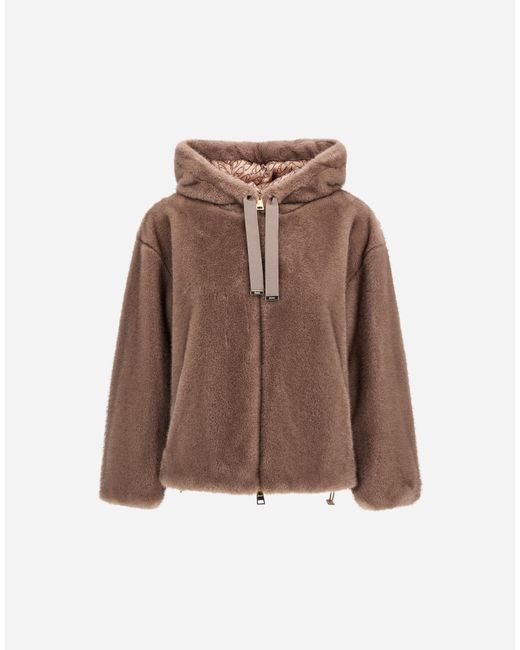 Herno Brown Bomber Jacket