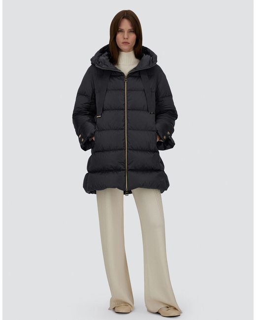 Herno Black A-Shape Jacket