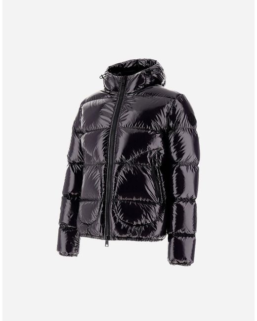 Herno Black Bomber Jacket for men
