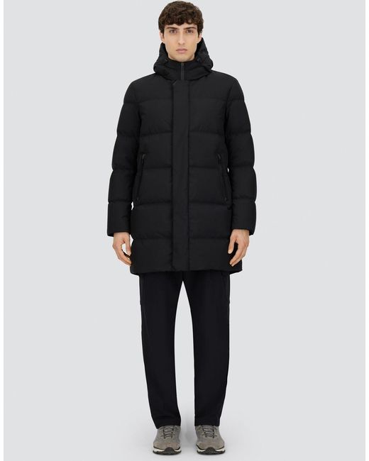 Herno Blue Long Parka for men