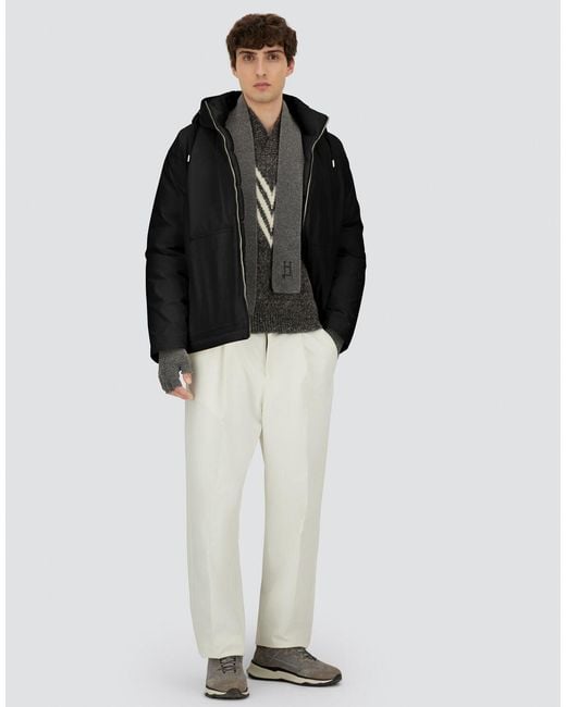 Herno Black Cotton Feel Jacket for men