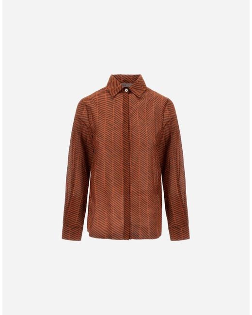 Herno Brown Resort Shirt