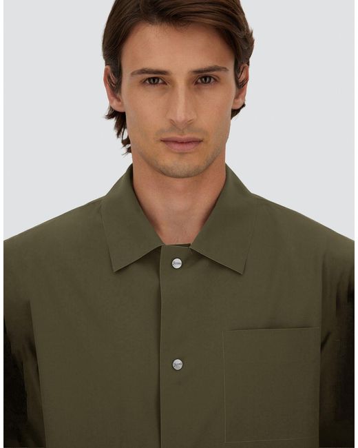Herno Green Essence Shacket for men