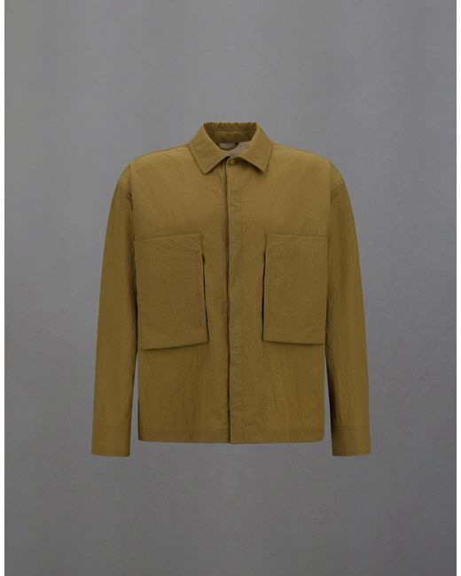 Herno Green Laminar Shacket