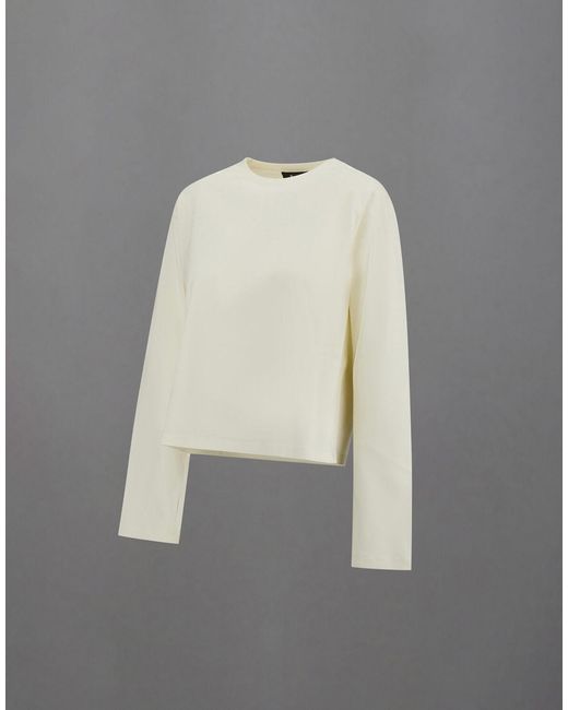 Herno Gray Laminar Mercerized Jersey T-Shirt