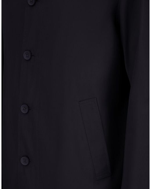 Herno Blue Raincoat for men