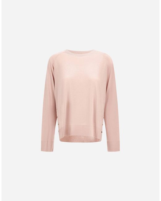 Herno Pink Long-Sleeved T-Shirt