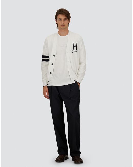 Herno Blue Cotton Feel Trousers for men