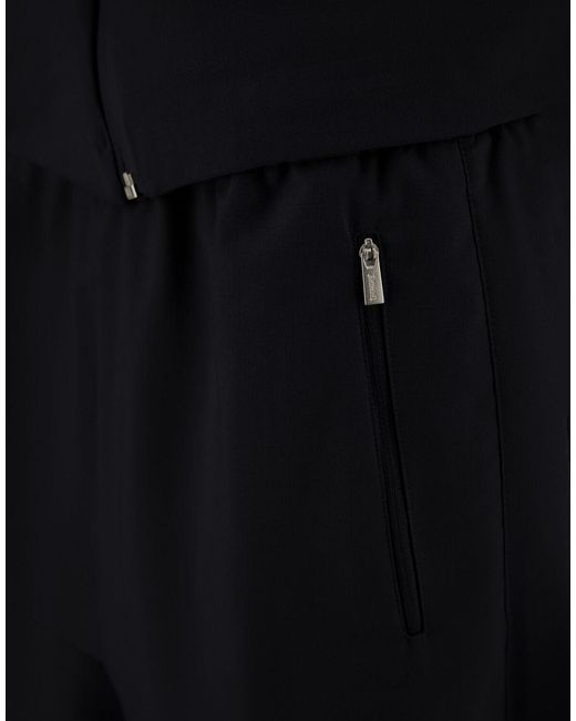 Herno Black Laminar Trousers