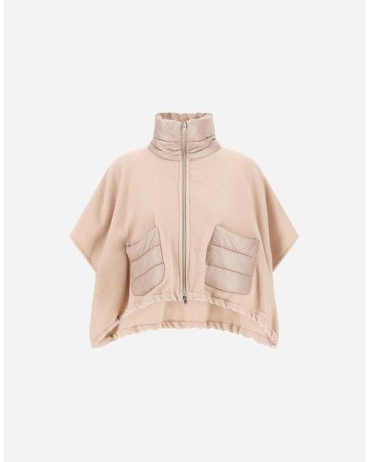 Herno Natural Resort Short Poncho