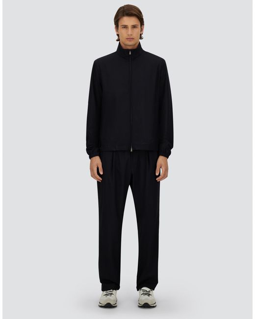 Herno Blue Jacket With Zip for men