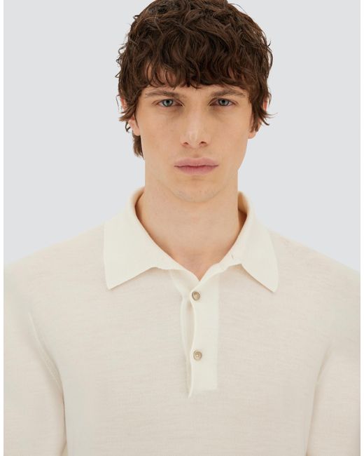 Herno White Resort Polo Shirt for men