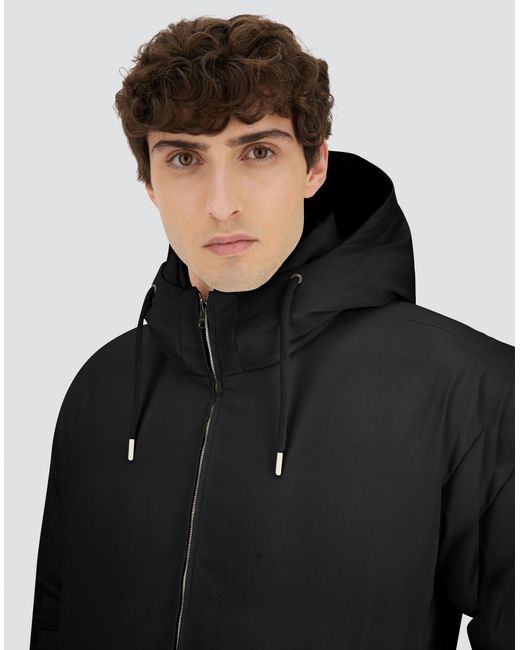 Herno Black Cotton Feel Jacket for men