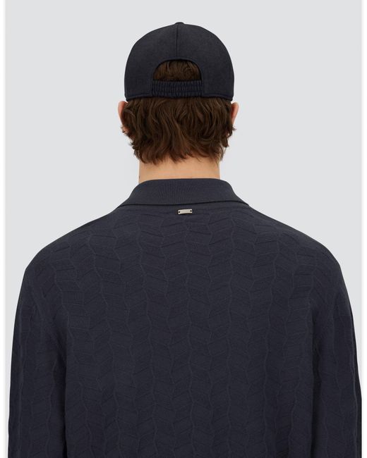 Herno Blue Resort Baseball Cap for men